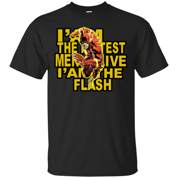 AQUAMAN IS AN IDIOT - The Flash I am the fastest men alive Tshirt Desing T Shirt & Hoodie