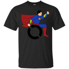 ACCESSIBILITY LOGOS - Rolling Superman Pride T Shirt & Hoodie