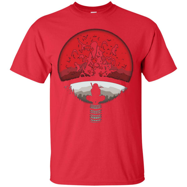 NARUTO - Itachi uchiha red moon naruto T Shirt & Hoodie