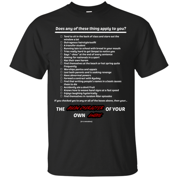 Naruto - ARE YOU THE MAIN CHARACTER T Shirt & Hoodie